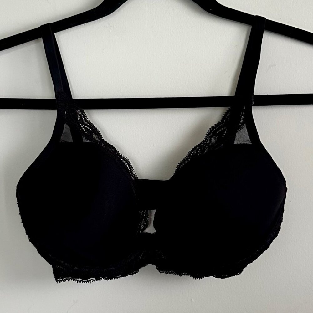 Natori Feathers Plunge T-Shirt Bra 32E/32DD